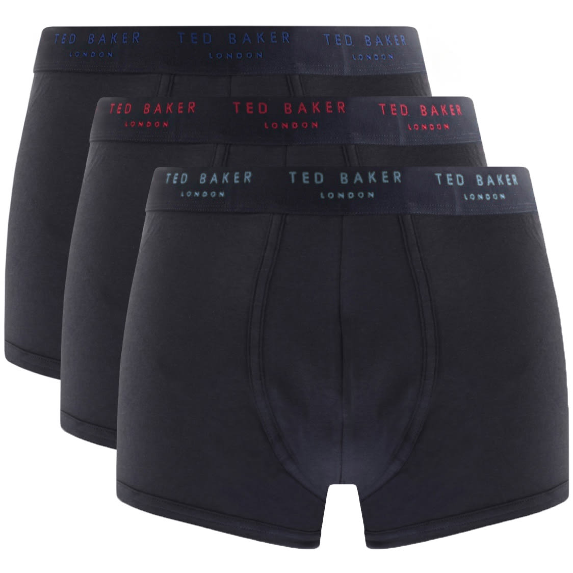 Alternative Image for ProductTed Baker Underwear Triple Pack Boxer Trunks Navy1